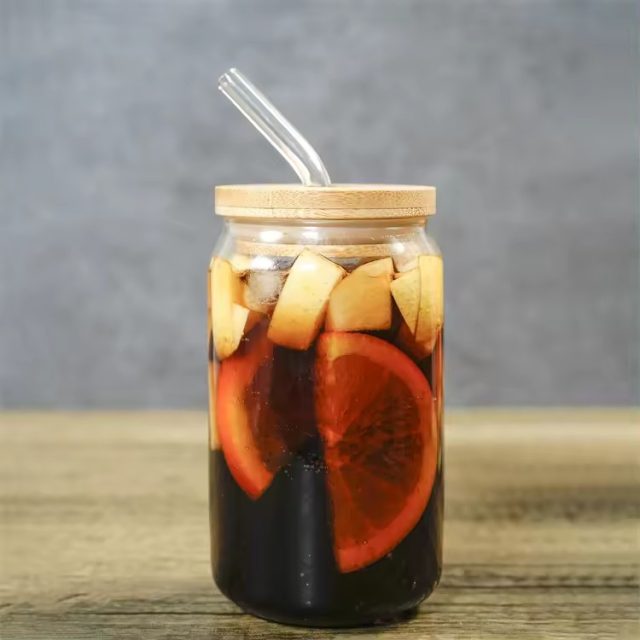 High quality glass can cups (5)