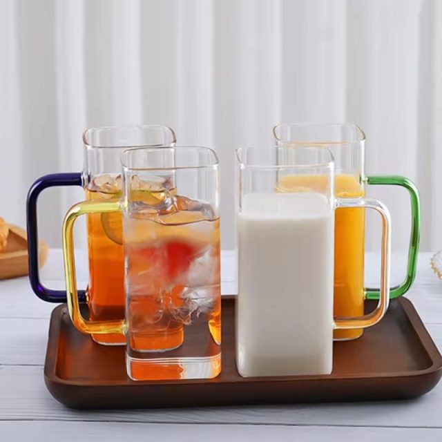 High quality glass can cups (6)
