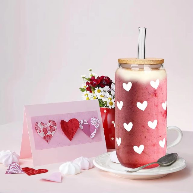 High quality glass can cups