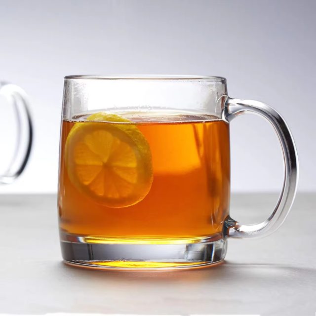 High quality glass mugs (2)