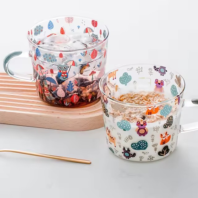 High quality glass mugs (2)