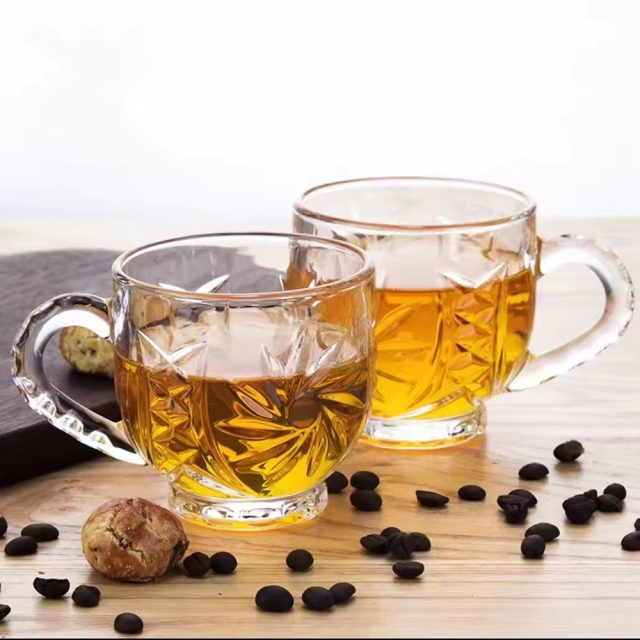 High quality glass tea cups High quality glass tea cups